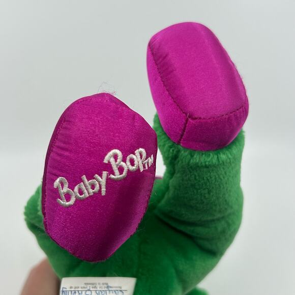 Vintage 1992 The Lyons Group Baby Bop Plush Stuffed Dinosaur Animal Kids Toy VTG - Picture 4 of 6